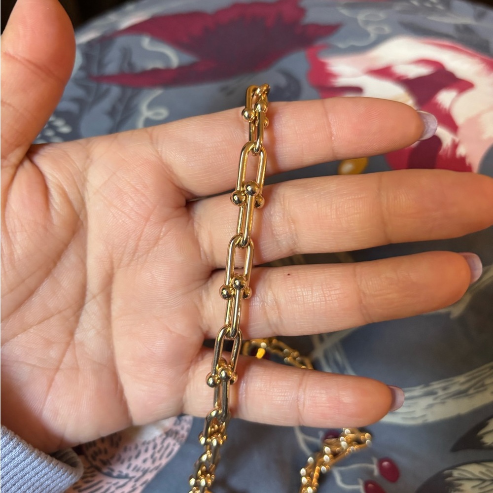 Chunky Gold Link Necklace